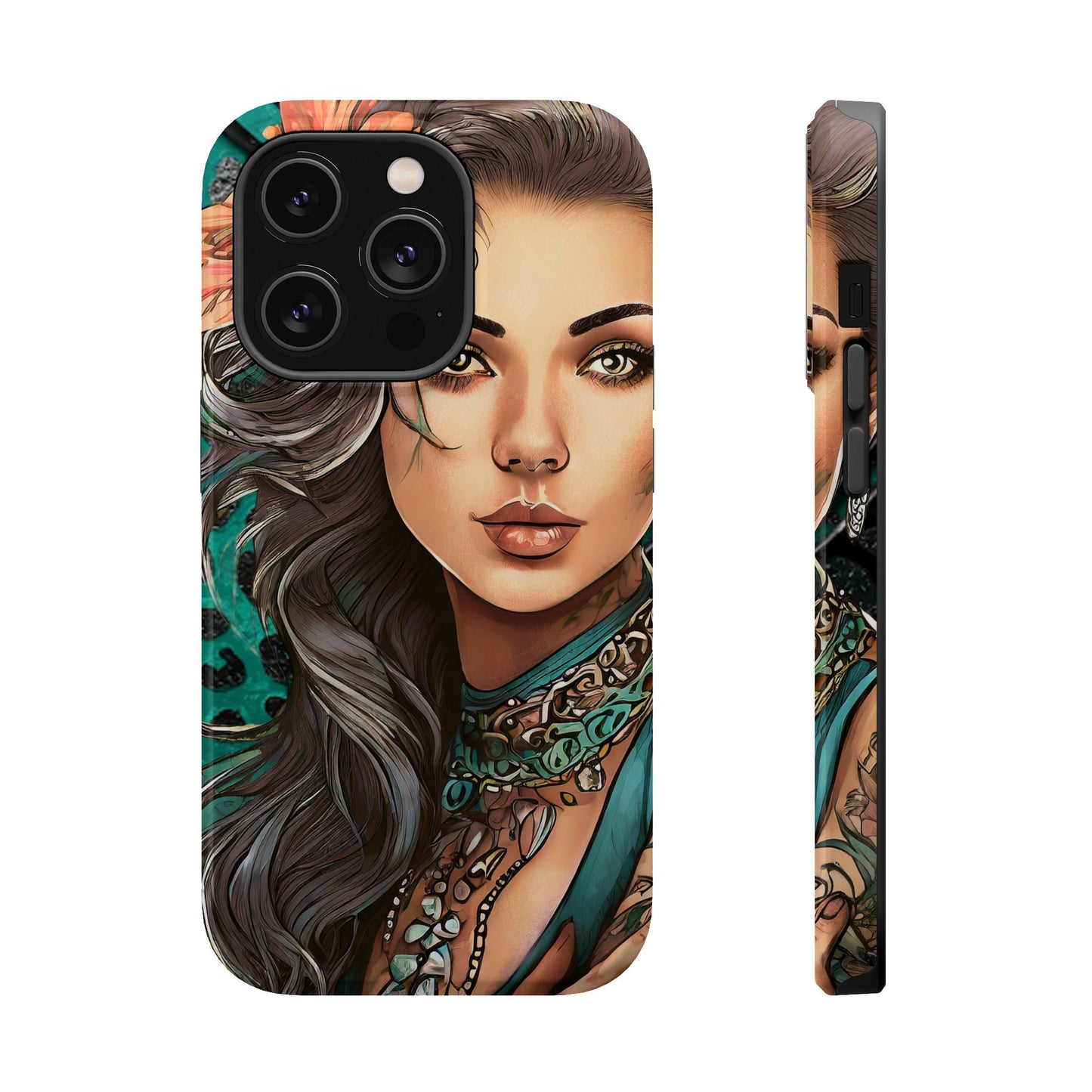 Vibrant Beauty Magnetic Tough Phone Case