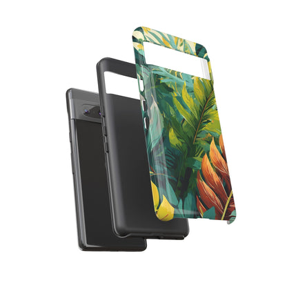 Tropical Leaf Tough Phone Case