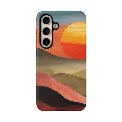 Artistic Sunset Tough Phone Case