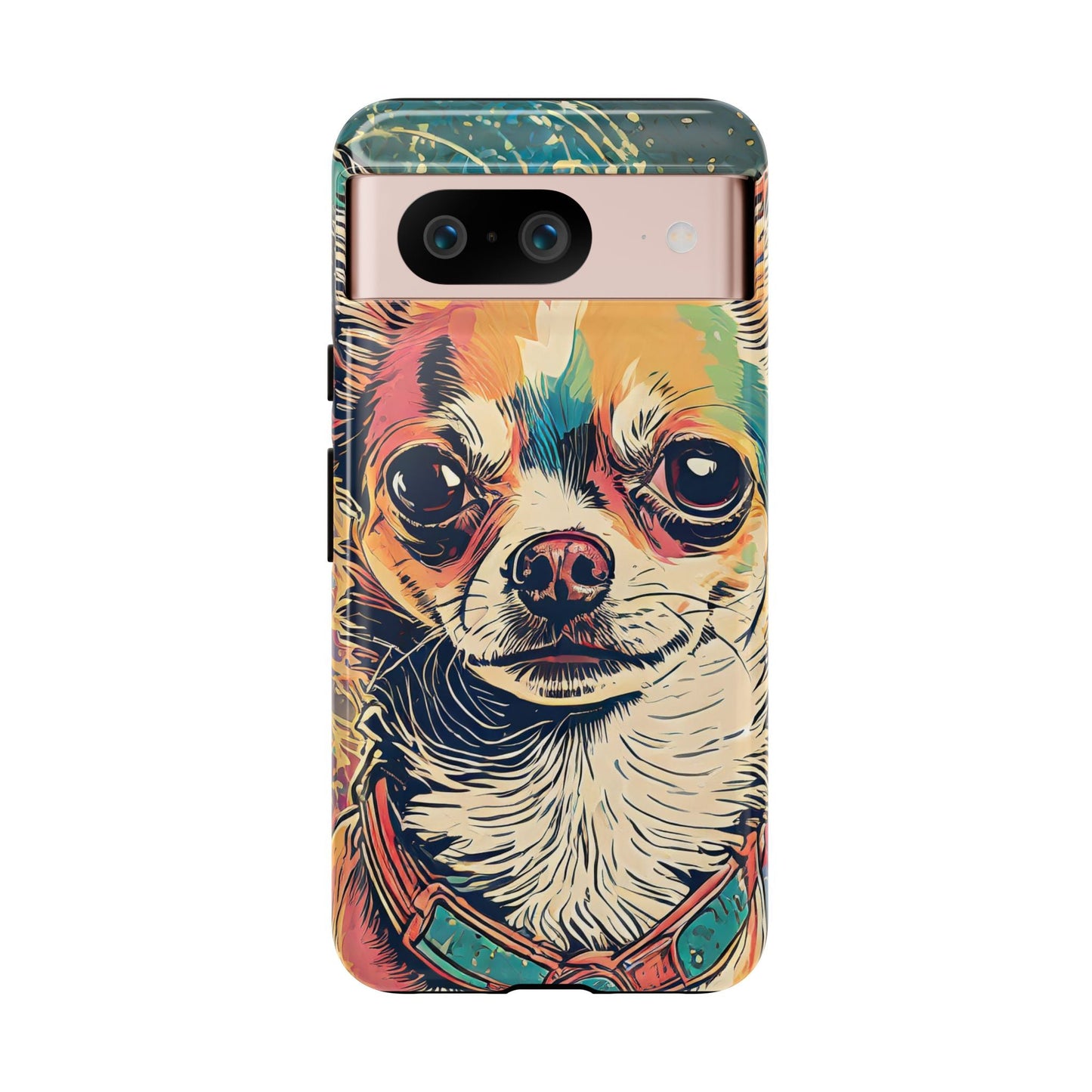Abstract Chihuahua Tough Phone Cases