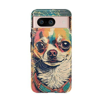Abstract Chihuahua Tough Phone Cases