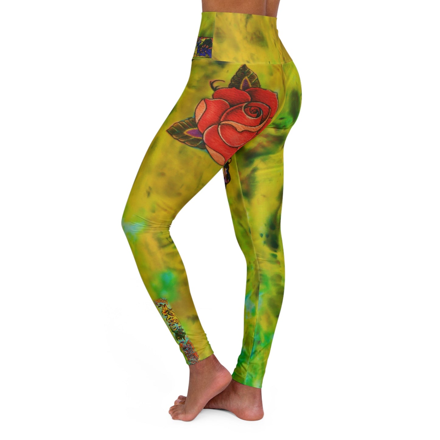 Dia De Muertos Yoga Leggings