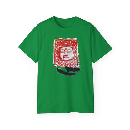 Fine Art Buddha Tablet Print Unisex Ultra Cotton Tee