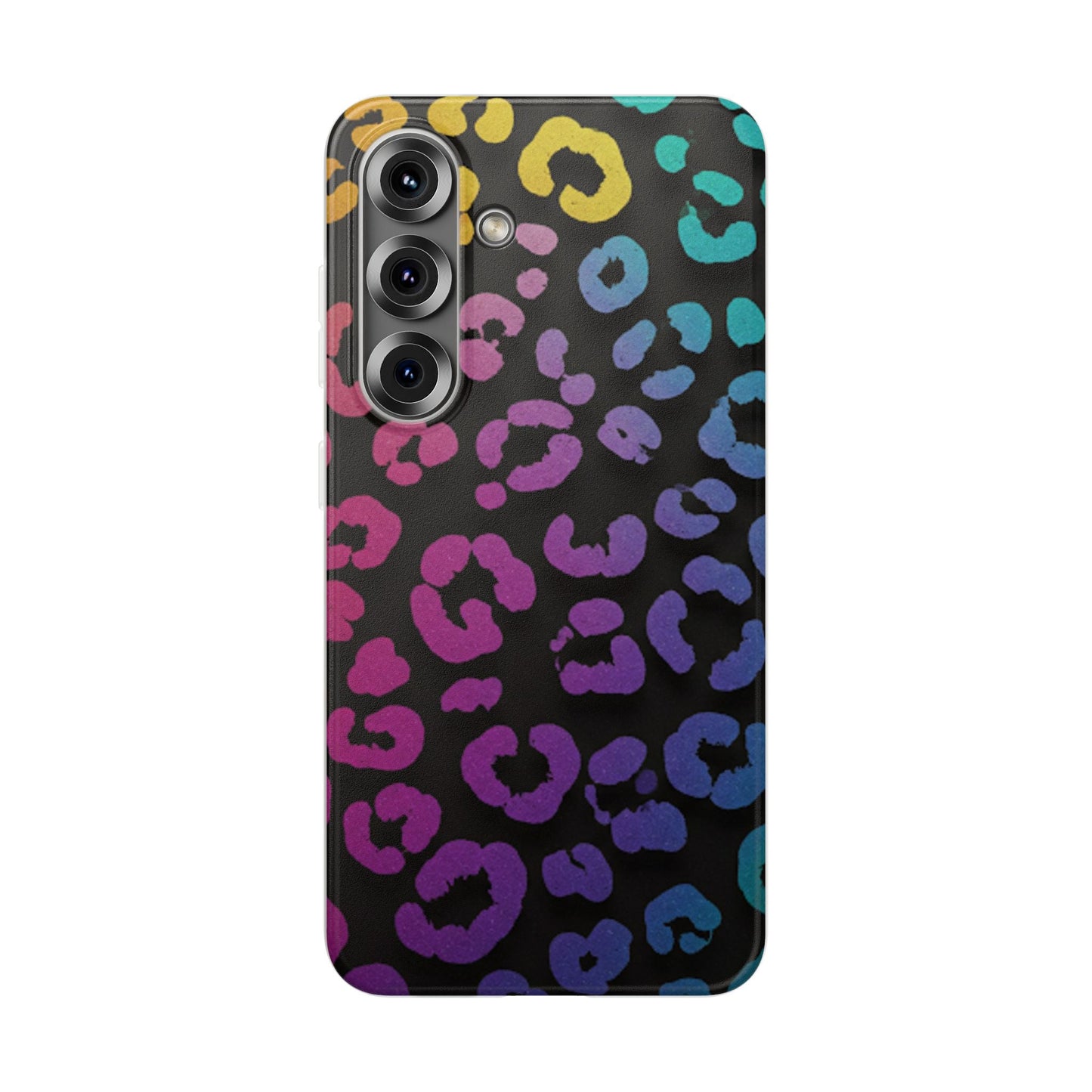 Vibrant Leopard Print Flexi Phone Case