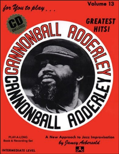 Jamey Aebersold Play-A-Long - Cannonball Adderley Music CD