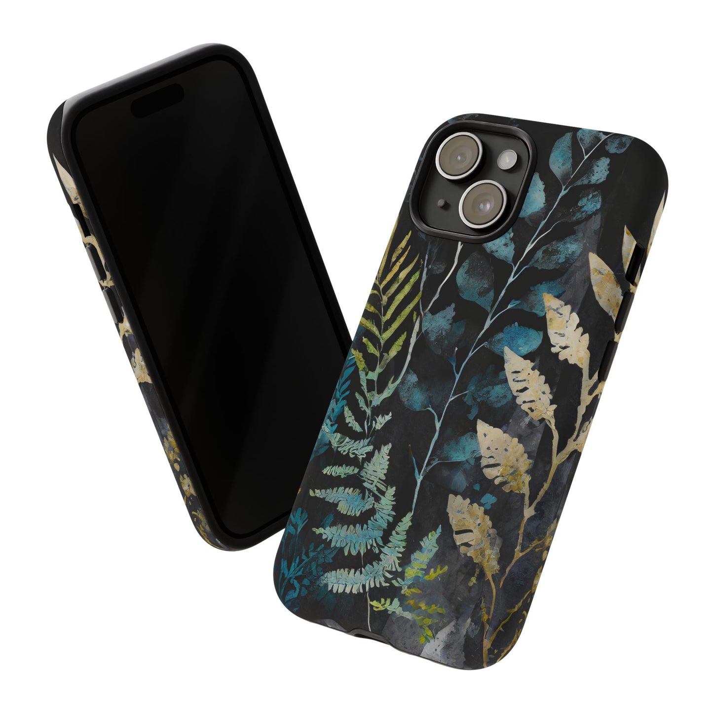 Dark Floral Tough Phone Case