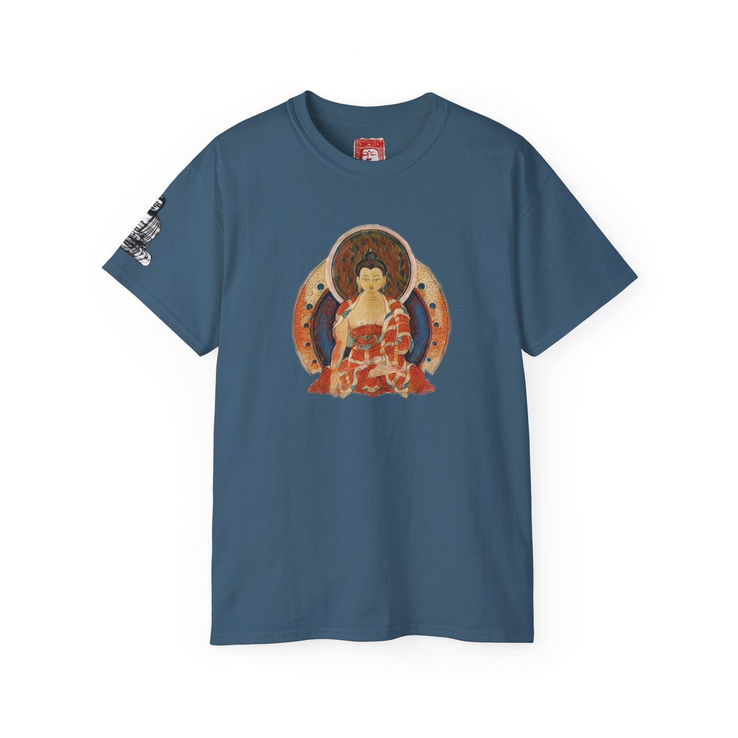 Fine Art Buddha Oil Paint Print Unisex Ultra Cotton Tee