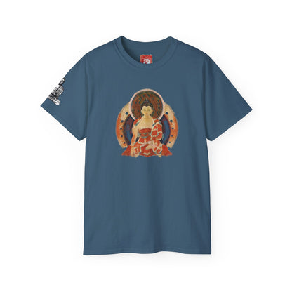 Fine Art Buddha Oil Paint Print Unisex Ultra Cotton Tee