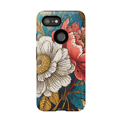 Artistic Floral Tough Phone Case