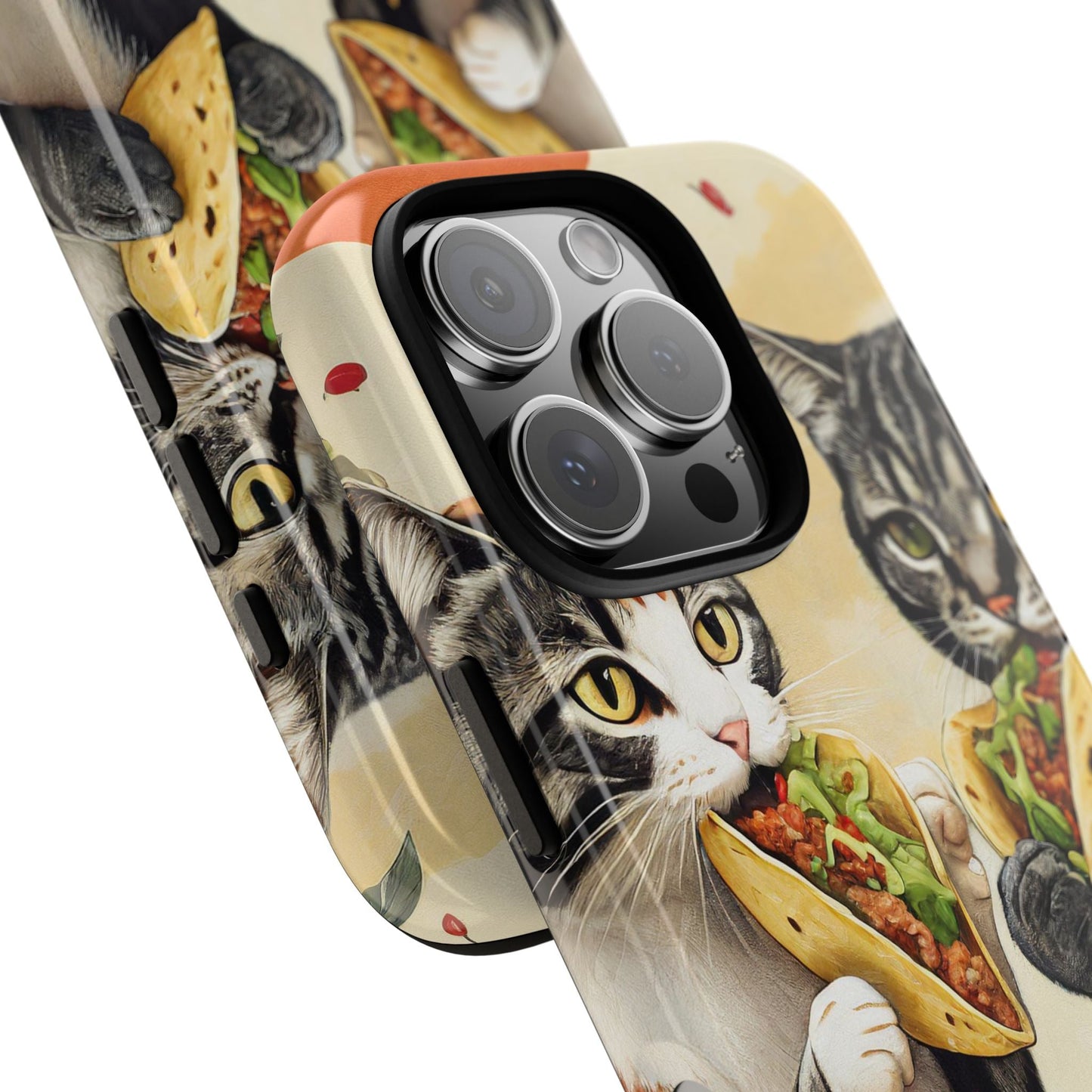 Funny Taco Cat Tough Phone Case