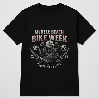 Ride Free – Myrtle Beach Bike Week 2025 Tee Collection