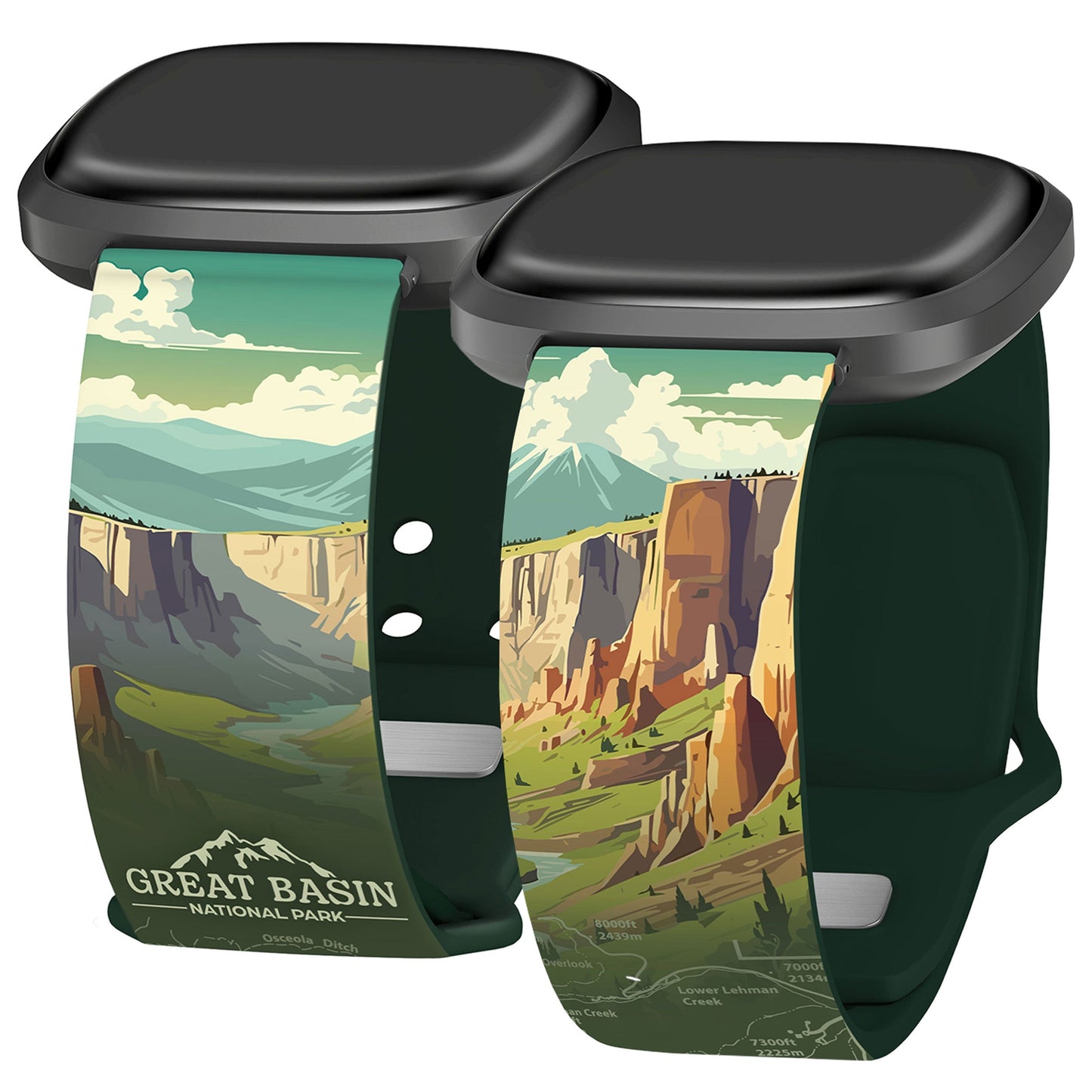 National Parks Great Basin HD Fitbit Versa 3 & Sense 1 Watch Band