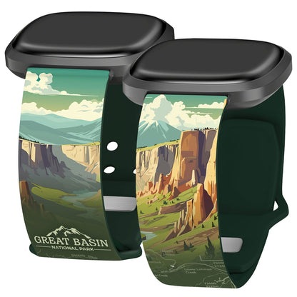 National Parks Great Basin HD Fitbit Versa 3 & Sense 1 Watch Band