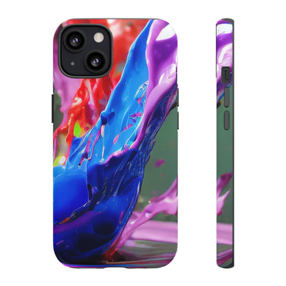 Vibrant Color Splash Tough Phone Case