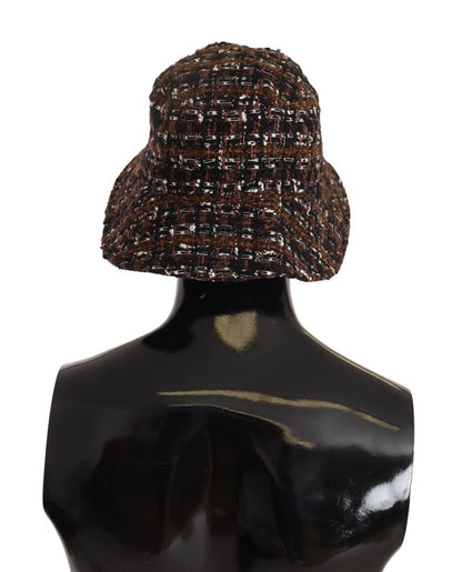 Dolce & Gabbana Multicolor Fabric Woven Wide Brim Bucket Hat