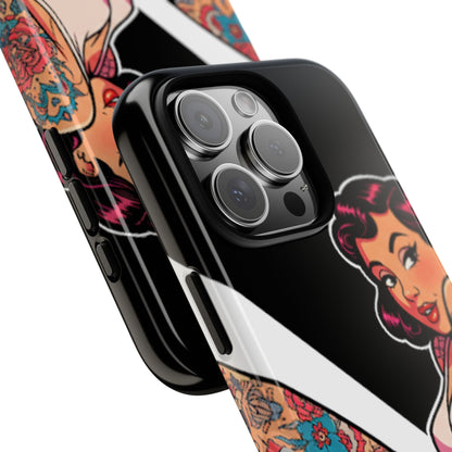 Vintage Tattoo Beauty Tough Phone Case