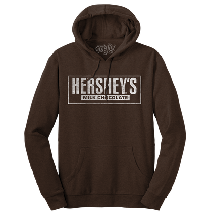 Hershey's Milk Chocolate Pullover Hooded Sweatshirt - Brown