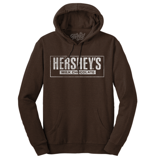 Hershey's Milk Chocolate Pullover Hooded Sweatshirt - Brown