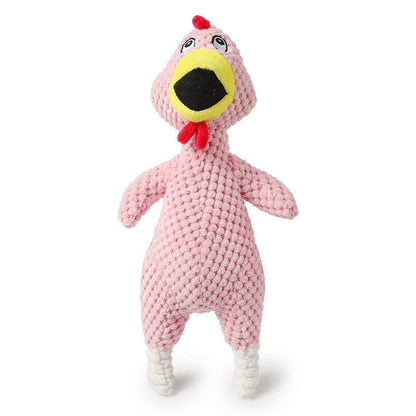 Sounding Screaming Chicken Dog Toy