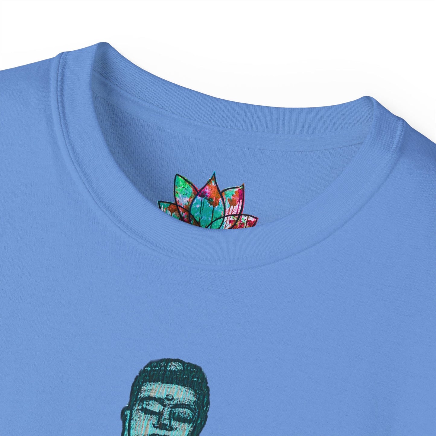 Fine Art Buddha Chalk Drawing Print Unisex Ultra Cotton Tee