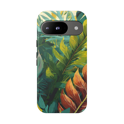 Tropical Leaf Tough Phone Case