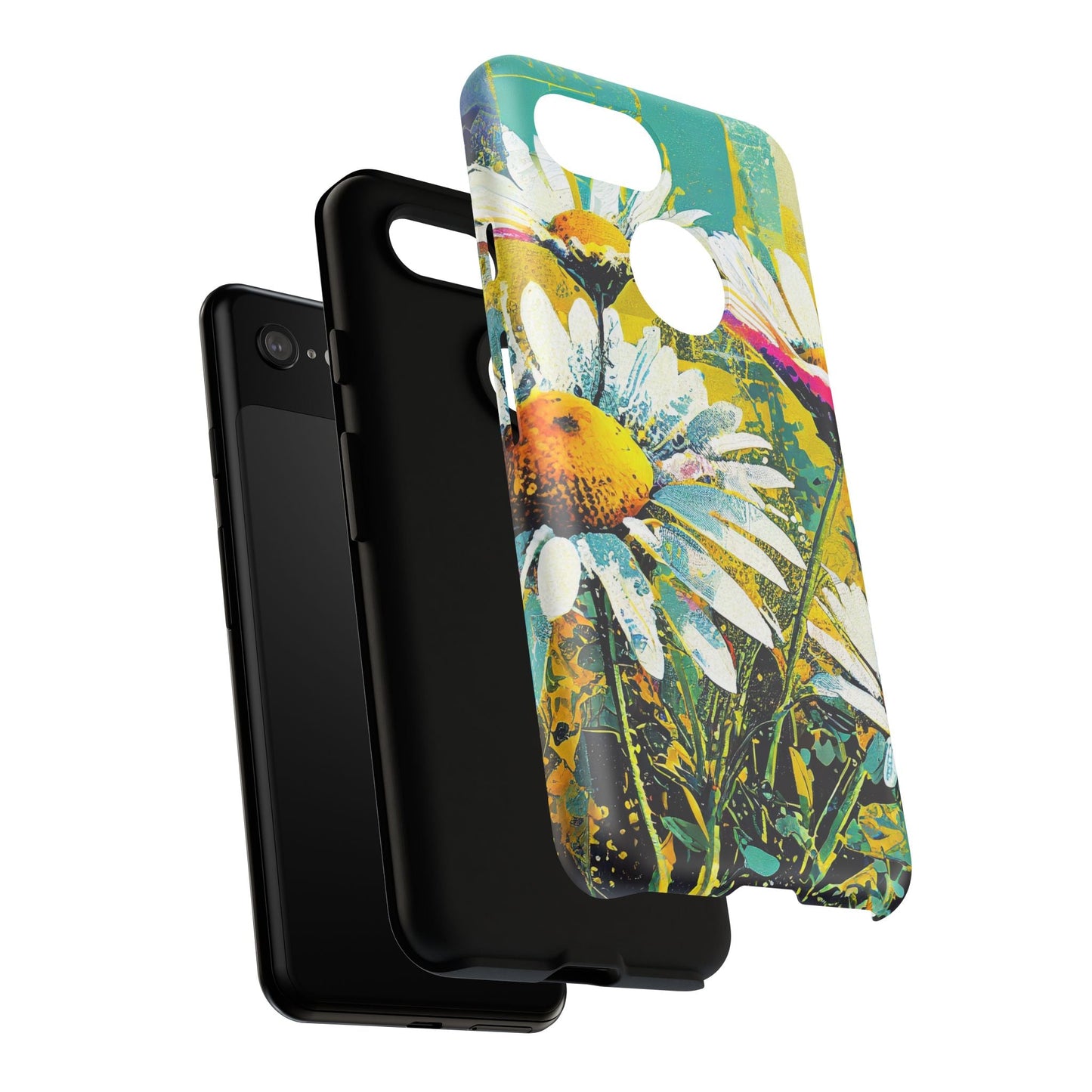 Colorful Daisy Floral Tough Phone Case