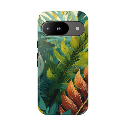 Tropical Leaf Tough Phone Case