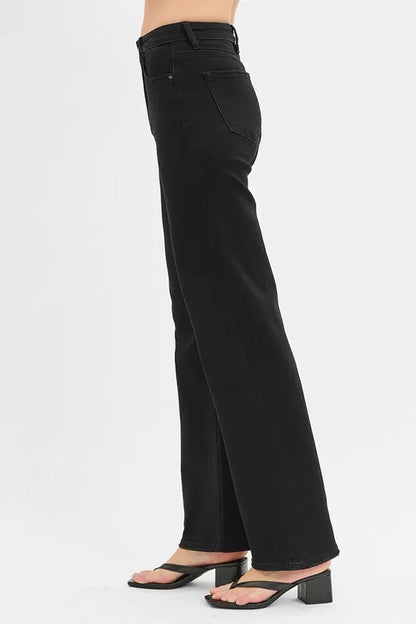 RISEN Full Size High Rise Wide Leg Jeans Plus Size