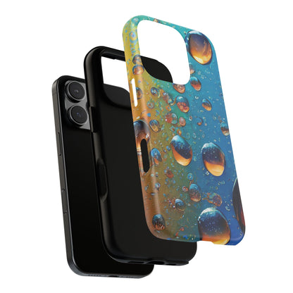 Colorful Water Droplets Tough Phone Case