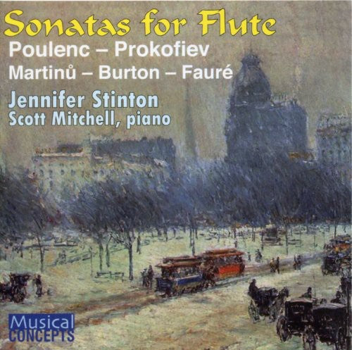 Jennifer Stinton; Scott Mitchell - Sonatas for Flute [CD]