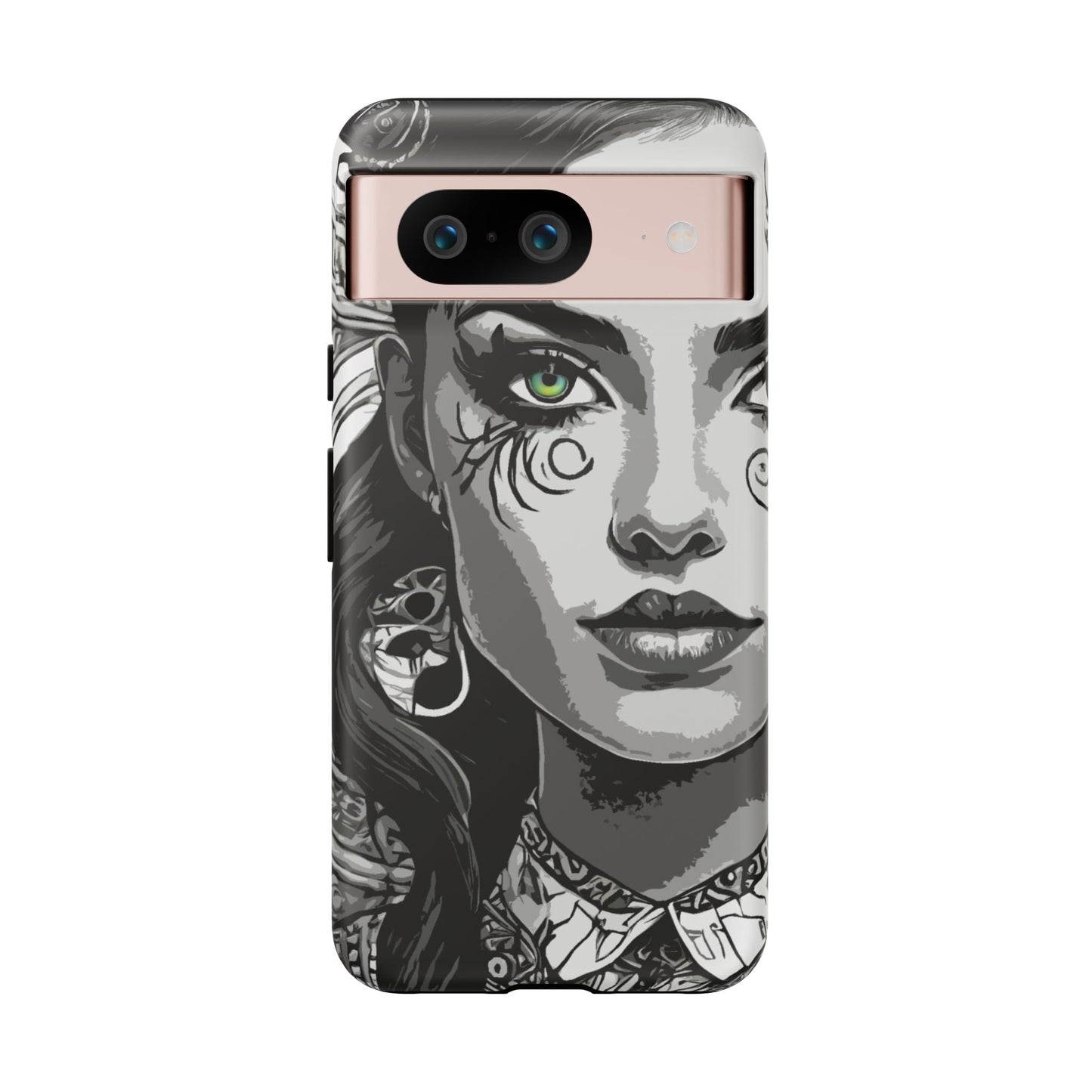 Green Eyed Devilish Beauty Tough Phone Case