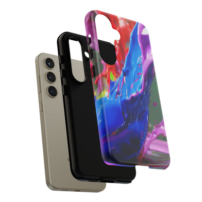 Vibrant Color Splash Tough Phone Case