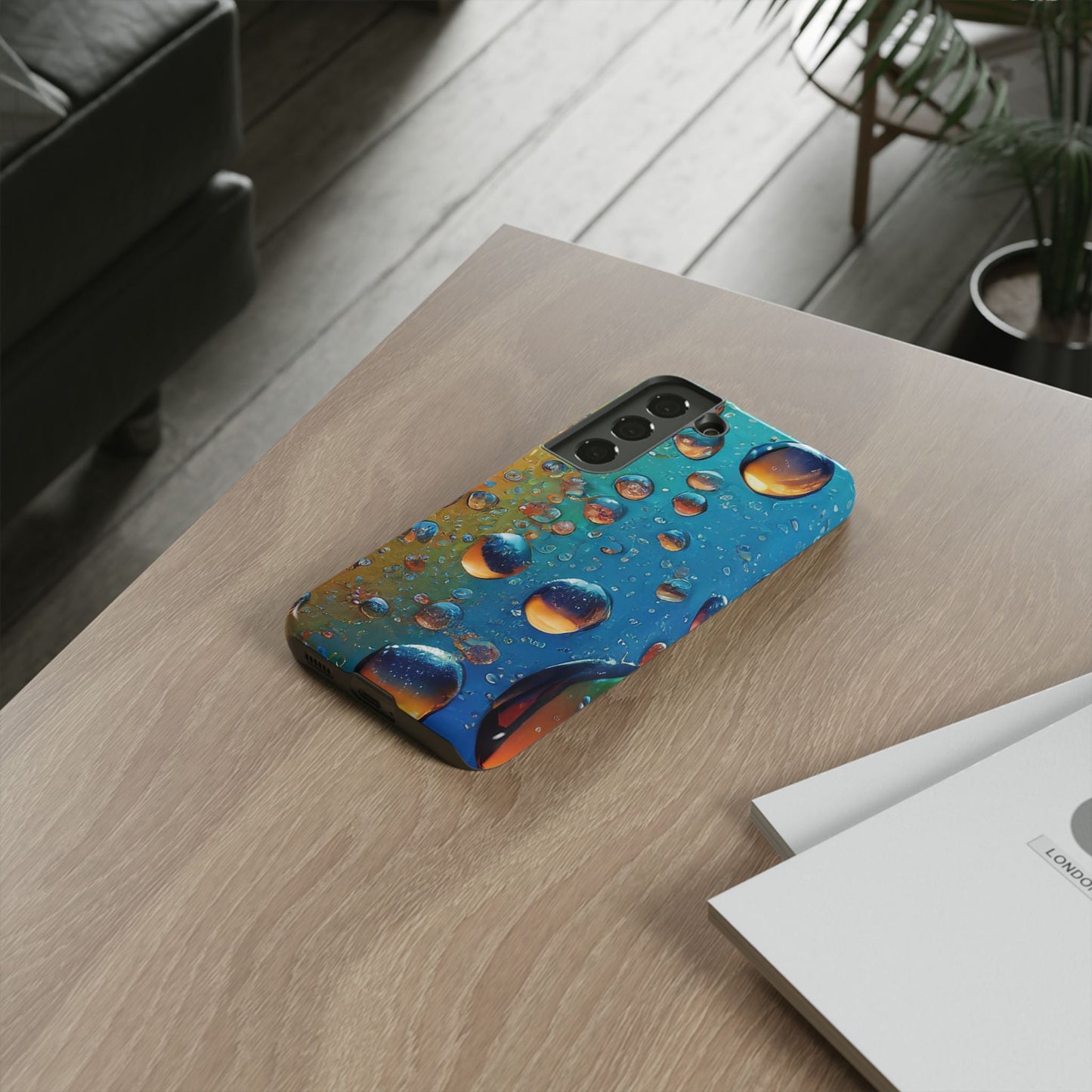 Colorful Water Droplets Tough Phone Case