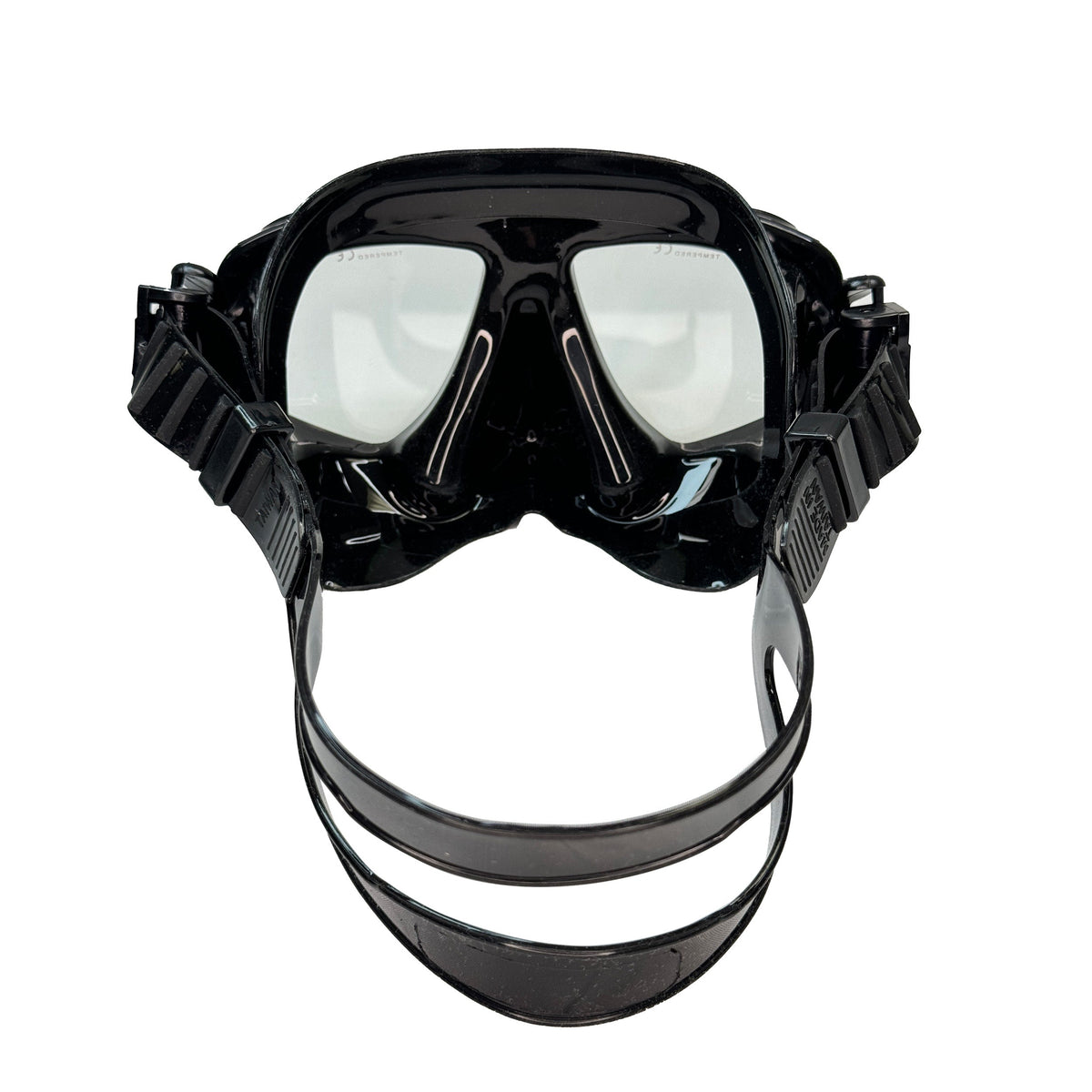 Palantic M36 Solid Red/Black Silicone RX Nearsighted Lenses Dive/Snorkeling Mask