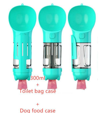 3-in-1 Pet Travel Water Bottle Feeder