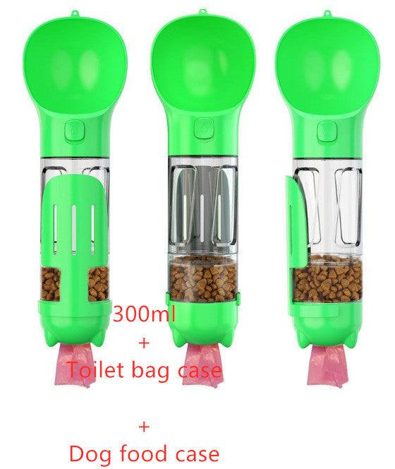 3-in-1 Pet Travel Water Bottle Feeder
