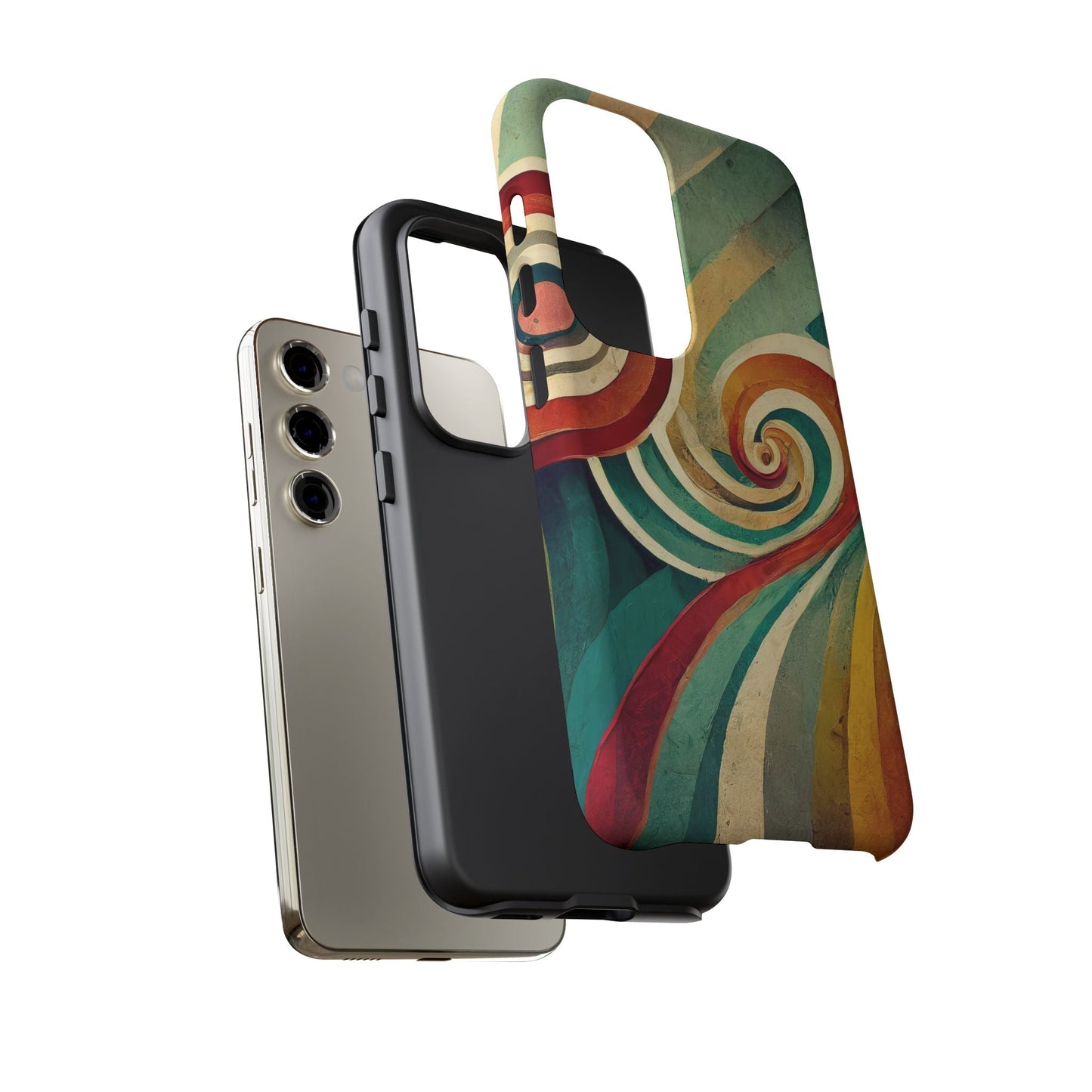 Colorful Swirl Tough Phone Case