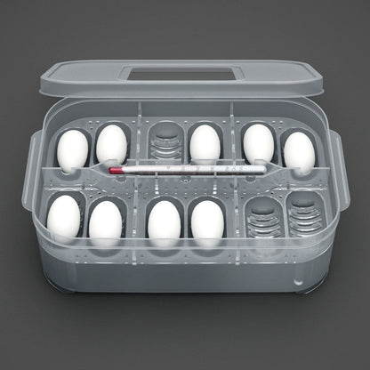 12-Slot Reptile Egg Incubation Tray & Box