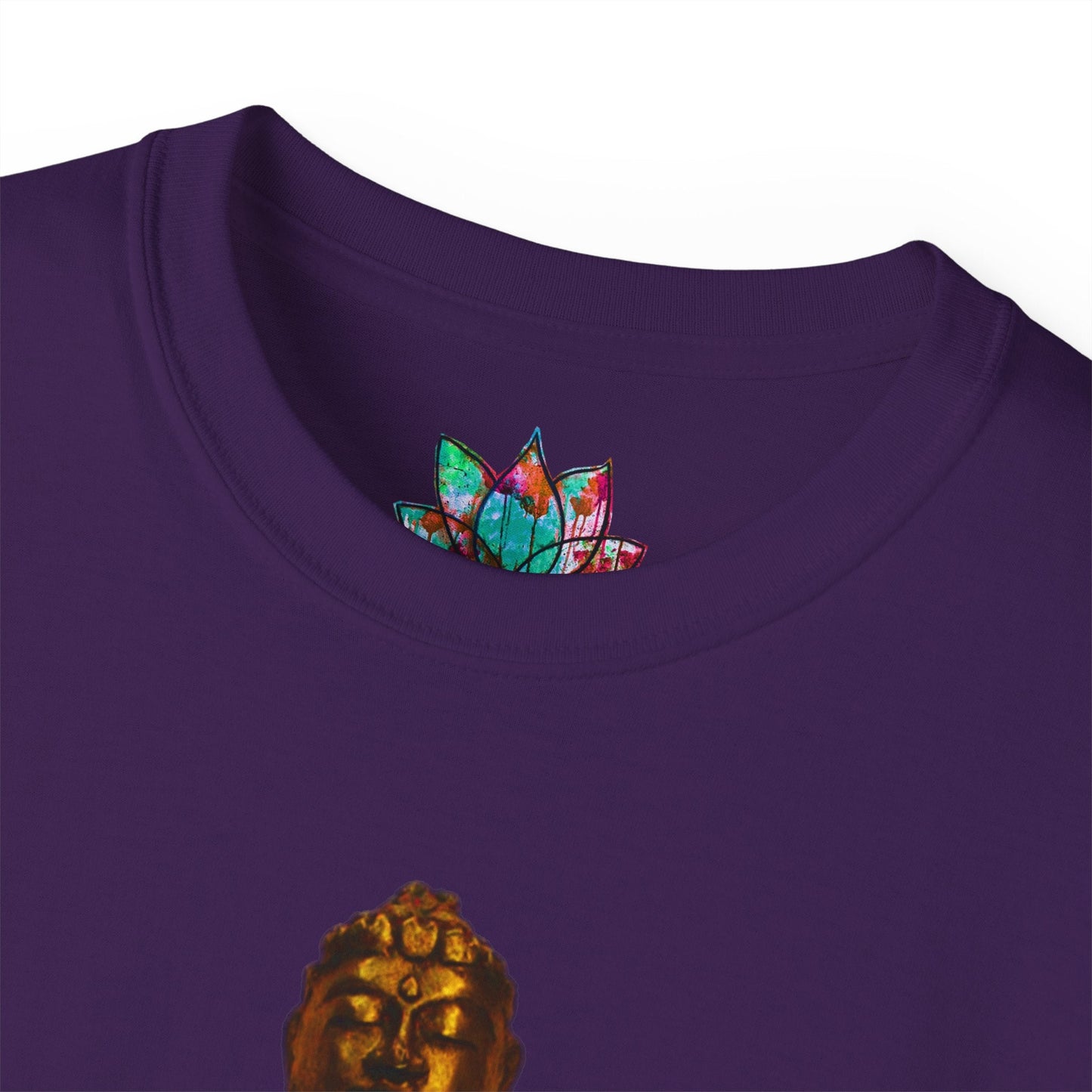 Fine Art Buddha Carving Print Unisex Ultra Cotton Tee