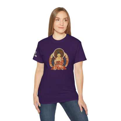 Fine Art Buddha Oil Paint Print Unisex Ultra Cotton Tee