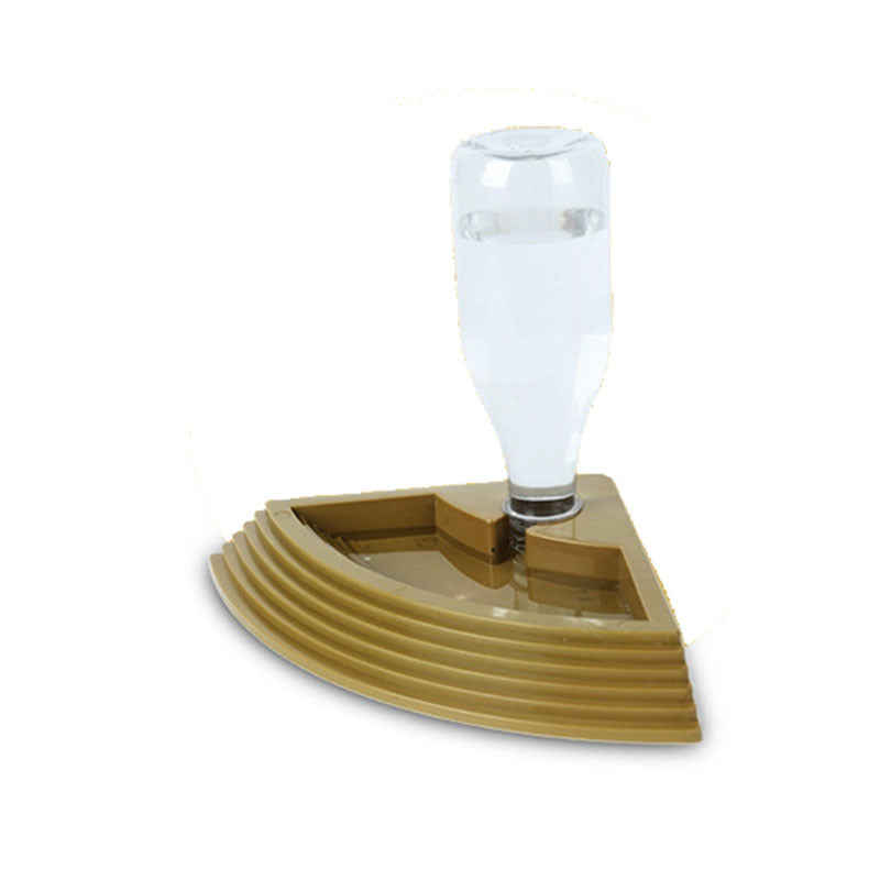 Space-Saving Corner Reptile Water Dispenser & Step Ramp