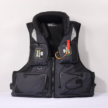 Sea Fishing Life Jacket Rock Fishing Fishing Waistcoat Multi-Function Portable Swimming Large Buoyancy