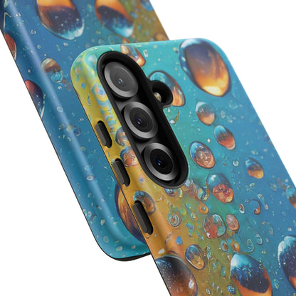 Colorful Water Droplets Tough Phone Case