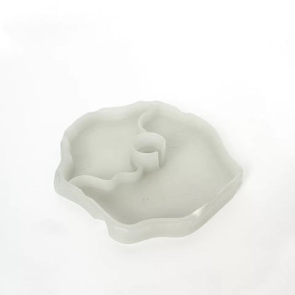 2-in-1 Dual Reptile Food & Water Dish with Gravity-Fed Bottle Slot