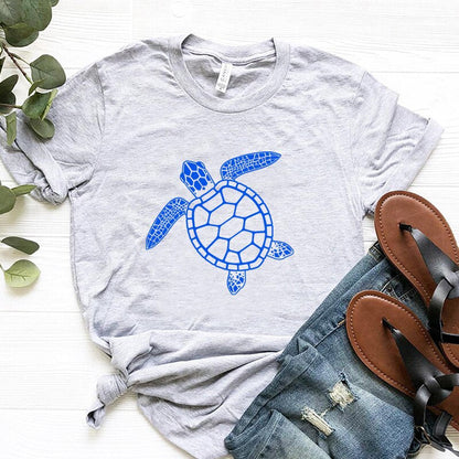 Turtle Graphic Slim T-Shirt