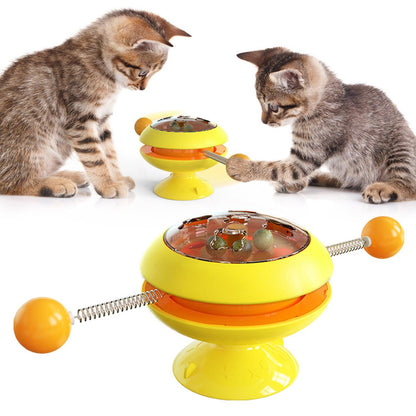 Interactive Rotatable Cat Toy