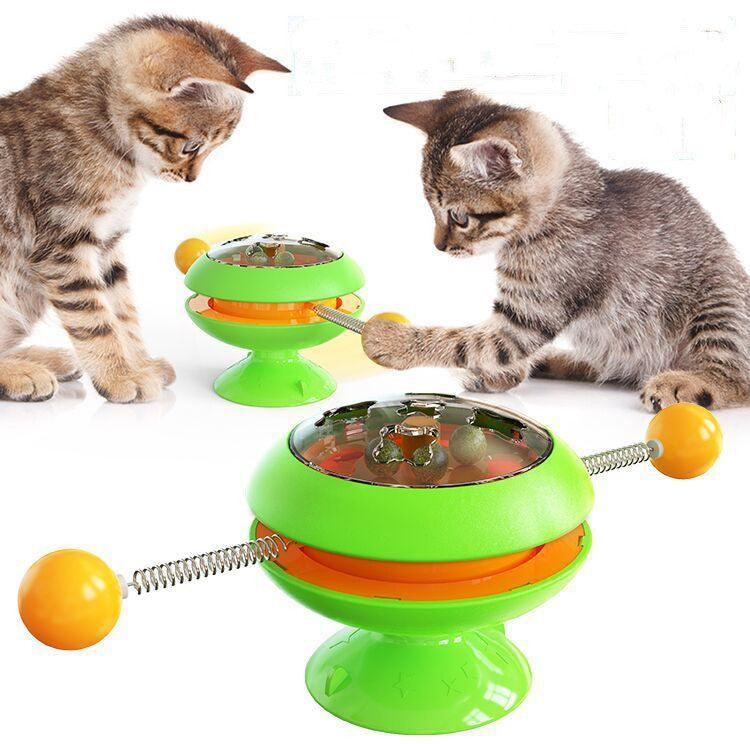 Interactive Rotatable Cat Toy