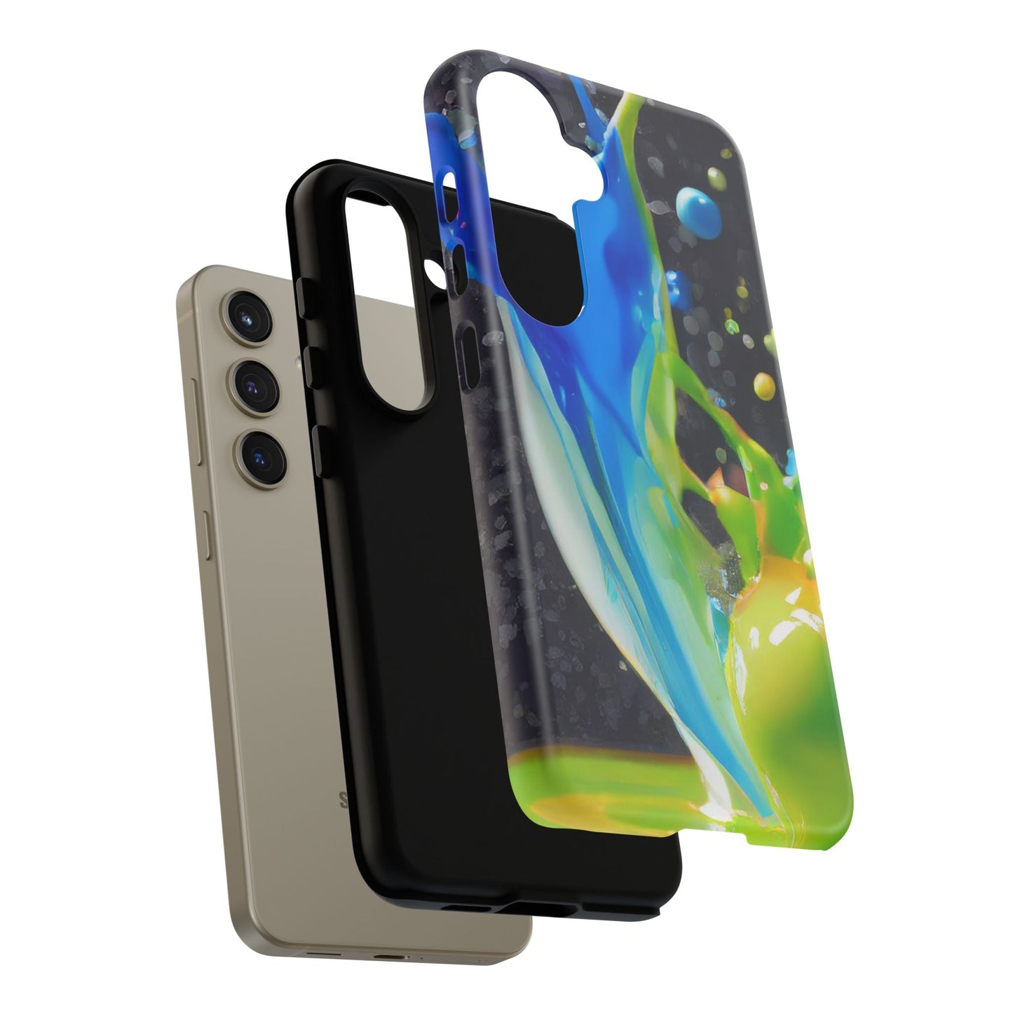 Vibrant Paint Splash Phone Case - Tough & Stylish Protection