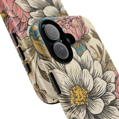 Beautiful White Floral Tough Case