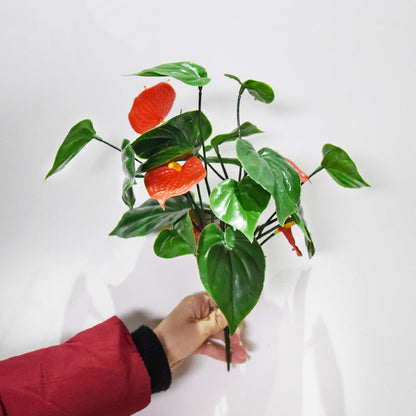 Artificial Habitat Greenery: Realistic Plants & Hanging Accents